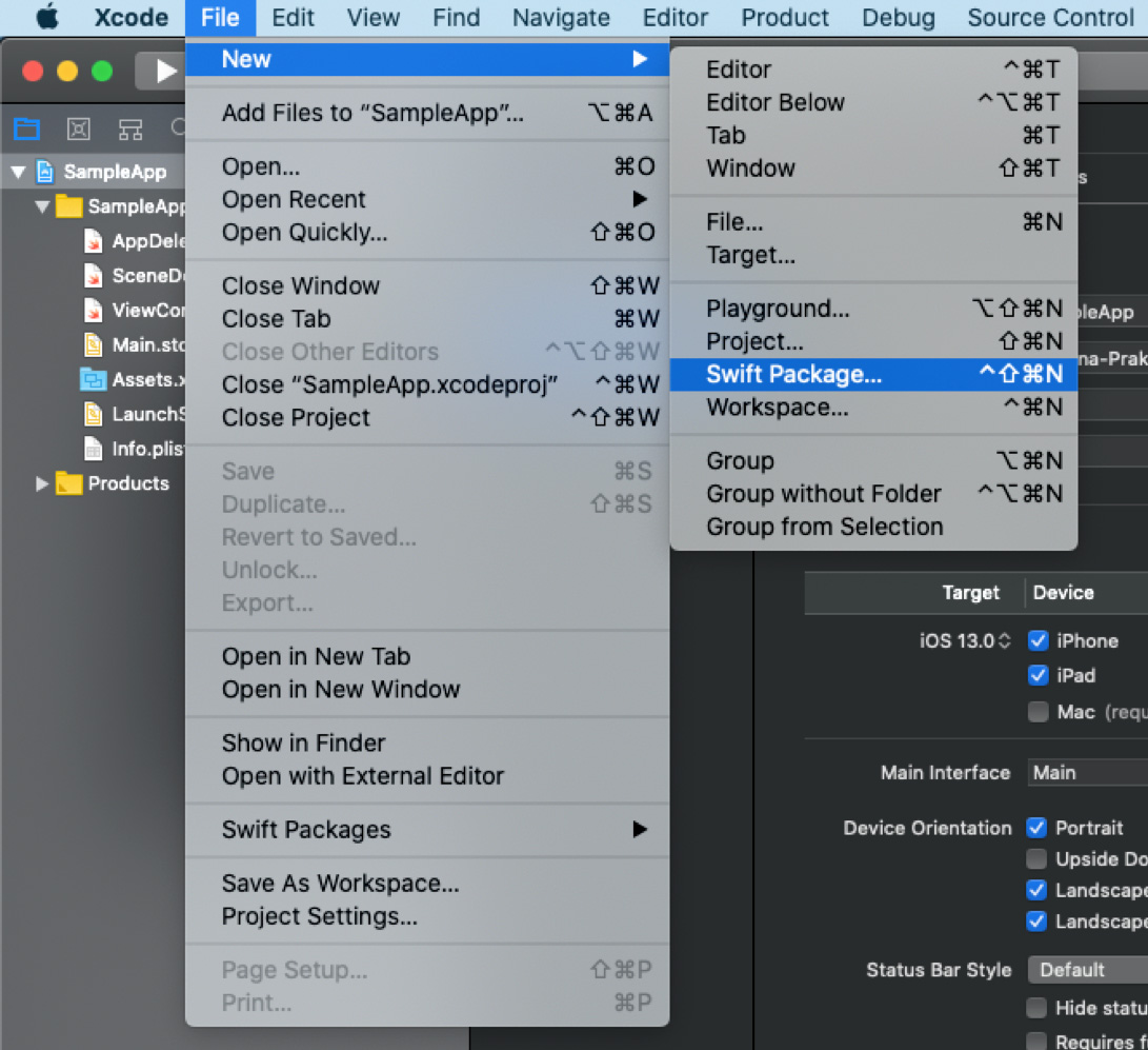 iOS Development with SPM