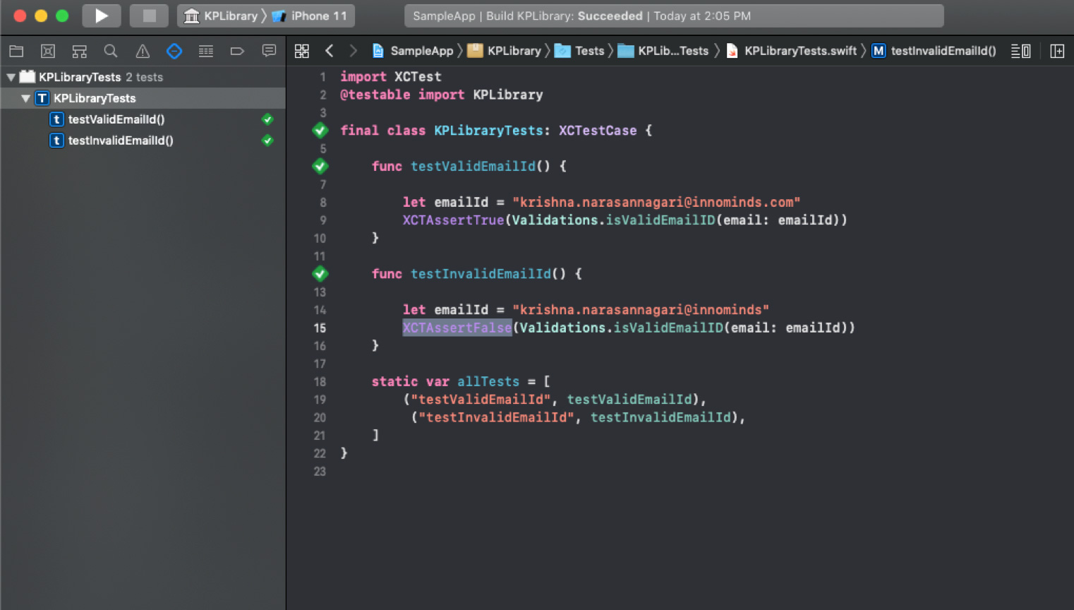 Swift package files